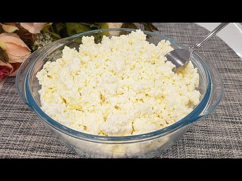 Видео: Как приготовить ДОМАШНИЙ ТВОРОГ из молока!!! Все секреты и тонкости приготовления
