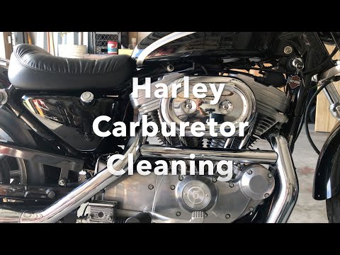 Видео: Чистка карбюратора Harley Davidson Sportster.