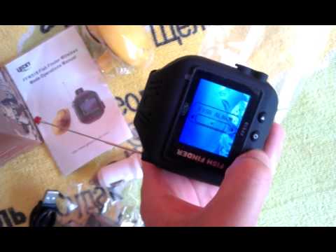 Видео: Обзор эхолота часов Lucky FF518 fishfinder, часть 1.