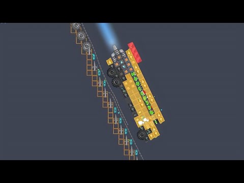 Видео: Bad Piggies - реактивный автобус против гигантской скалы