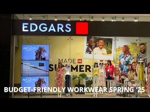 Видео: Новинка в магазинах Edgars в Южной Африке | Доступная модная одежда для работающих профессионалов...
