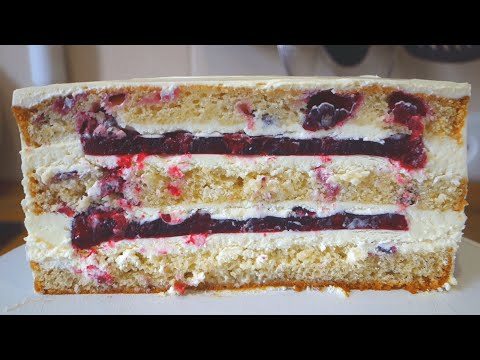 Видео: ТОРТ КЛЮКВА БЕЛЫЙ ШОКОЛАД очень сочный и вкусный