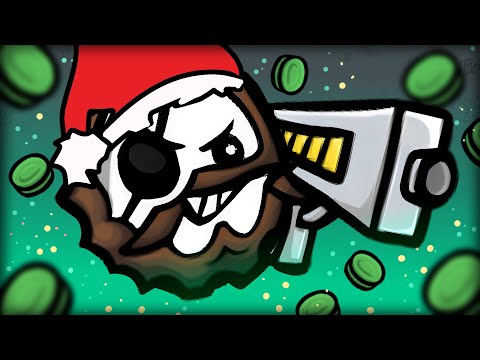 Видео: Пират стреляющий за каждый подобранный материал // Brotato #60