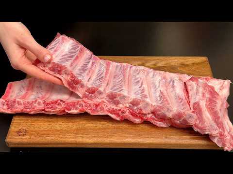 Видео: Свиные ребра, которые заслуживают медали! Самое вкусное нежное мясо