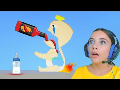 Видео: РЕБЕНОК ХОЧЕТ КУШАТЬ в Eating Simulator