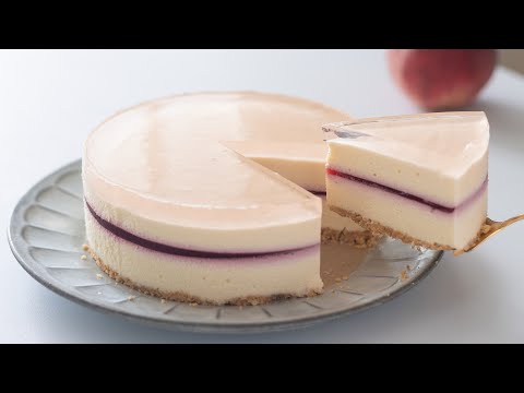 Видео: Персиковый чизкейк без выпечки｜HidaMari Cooking