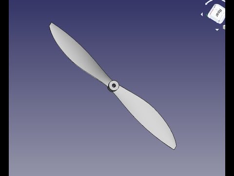 Видео: FreeCad КВАДРОКОПТЕР винт2
