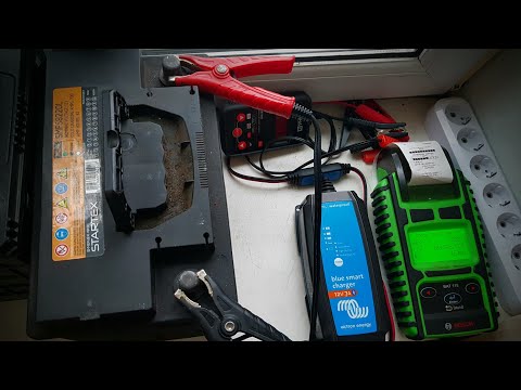 Видео: #Victron Energy 12/ 7 A. Заряд аккумулятора STARTEX 80 Ач( 700  SAE/CCA )