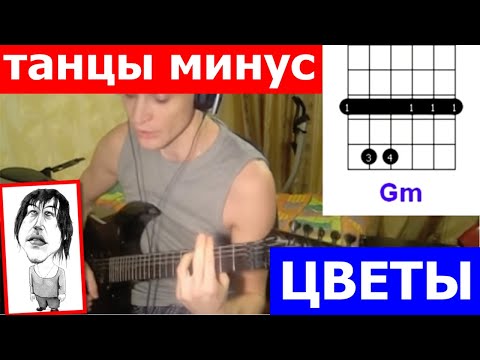 Видео: Танцы Минус Цветы аккорды 🎸 кавер табы как играть на гитаре | pro-gitaru.ru