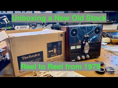 Видео: Распаковка нового катушечного магнитофона Technics RS1500 (без упаковки) 1979 года выпуска
