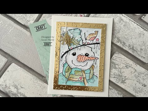 Видео: Легко… Рождественская открытка от Mr Frosty # Craftaddictionuk # Код купона.. Susan5