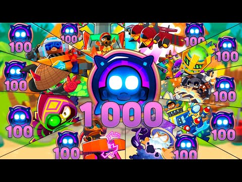 Видео: Создал 10 Парагонов 100-й СТЕПЕНИ за одну игру!! | Bloons TD 6 | НОВЫЙ РЕКОРД!