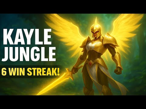 Видео: Arctic Arrow - Wild Rift | Игровой процесс Kayle Jungle – 6 побед подряд в рейтинговом режиме
