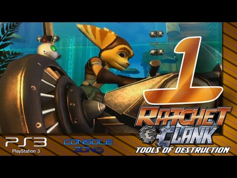 Видео: Ratchet & Clank: Tools of Destruction (PS3) - 1 часть прохождения игры
