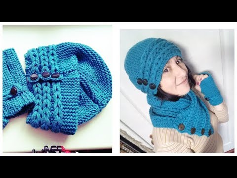 Видео: //DIY//ШАПКА С ПОПЕРЕЧНЫМИ КОСАМИ И ПУГОВИЦАМИ