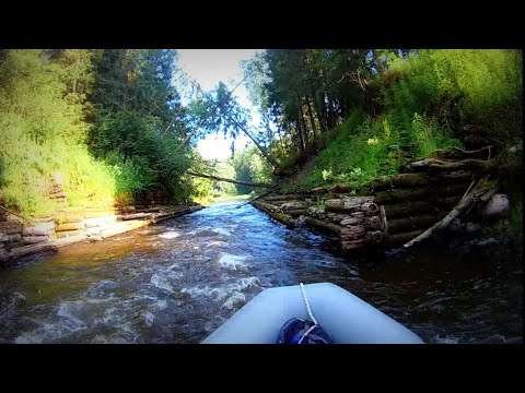 Видео: Тихвинка. Одиночный сплав от Орловского шлюза до Великого двора.