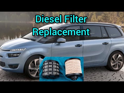 Видео: Замена дизельного фильтра Citroen Picasso👍