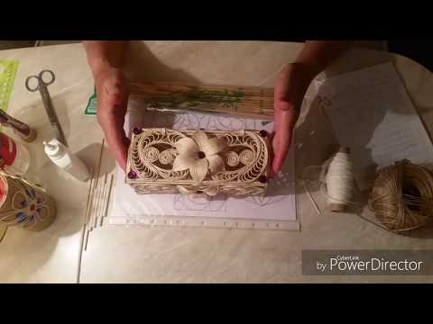 Видео: Мастер Класс , шкатулка из джута #1