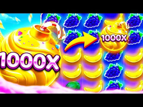 Видео: РЕКОРД КАНАЛА!!! МОЩНЕЙШИЙ ЗАНОС В СВИТ БОНАНЗЕ С 1000х / Sweet Bonanza 1000 / заносы недели / занос