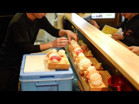 Видео: Японская кухня «Giant Sushi» Суши-ресторан в Кобе привлекает туристов со всего мира