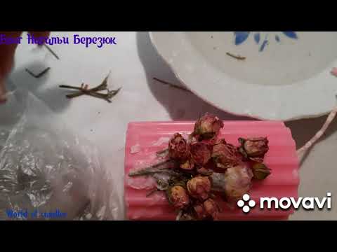 Видео: Мастер-класс  "Декорирование свечи сухоцветами". Блог Натальи Березюк. World of candles.