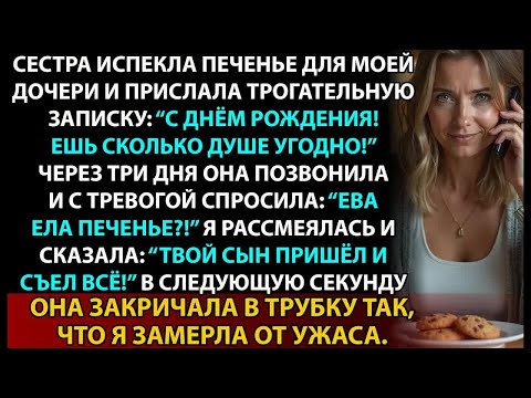 Видео: Моя сестра закричала, когда узнала, кто съел печенье на день рождения, которое она прислала