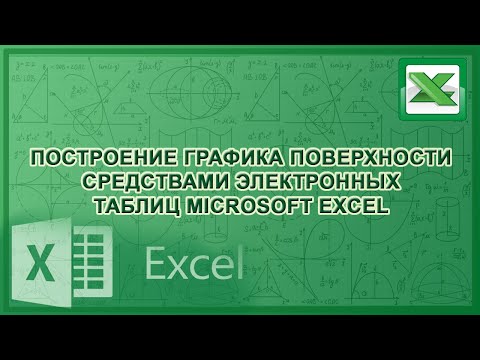 Видео: Построение графика поверхности