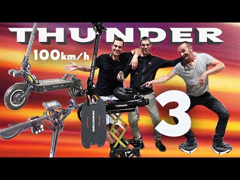 Видео: Электрический скутер 100 км/ч Dualtron Thunder 3