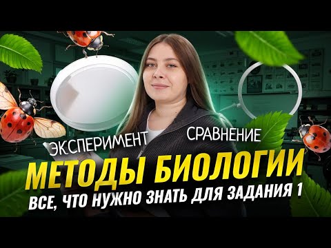 Видео: Все методы биологии для ЕГЭ | 1 Задание | Биология ЕГЭ | Умскул