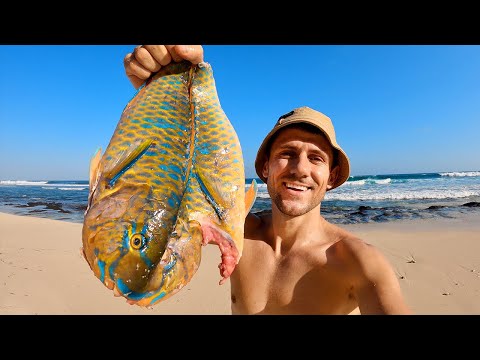 Видео: ВЫЖИВАНИЕ с Рогаткой для подводной охоты на необитаемом острове . Гавайка Слинг. №45