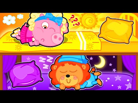 Видео: Маша и Леопольд. Свет или темнота - Мультик для детей - Lion Family на русском