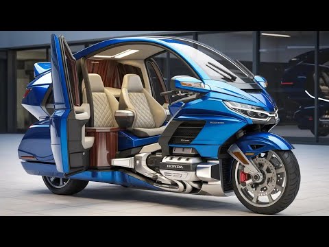 Видео: Honda Gold Wing Trike 2026 года | Новый взгляд на роскошный туристический мотоцикл