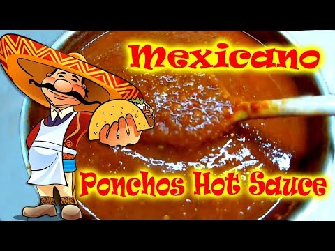 Видео: Ponchos Hot Sauce - Мексиканский острый Панчо соус