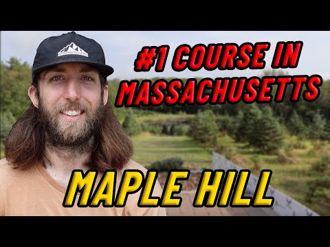 Видео: Играем на поле для диск-гольфа №1 во ВСЕХ 50 штатах! 41/50 Массачусетс - Мейпл-Хилл