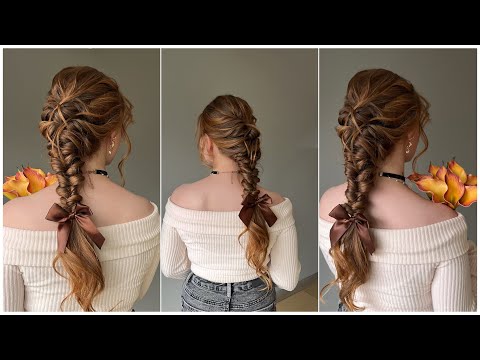 Видео: Греческая коса из резиночек