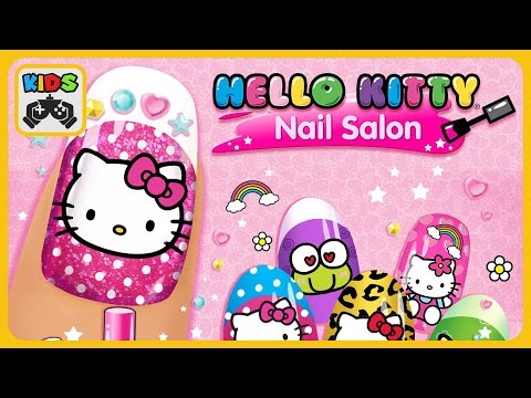 Видео: Маникюрный салон Hello Kitty * Игра для девочек про Хелло Китти от Budge Studios * iOS | Android