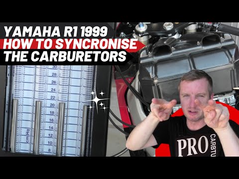Видео: Балансировка карбюратора Yamaha R1 1999 года с помощью Carbtune PRO