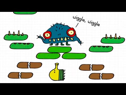 Видео: Дудл Джамп 2 ( уровень 1 ) - прохождение игры.
