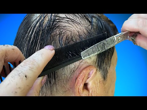 Видео: КОРОТКАЯ ЖЕНСКАЯ СТРИЖКА после 60+ на ОООЧЕНЬ РЕДКИЕ и ТОНКИЕ ВОЛОСЫ. Объемная короткая стрижка 60+