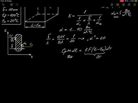 Видео: Определение времени охлаждения бака с жидкостью