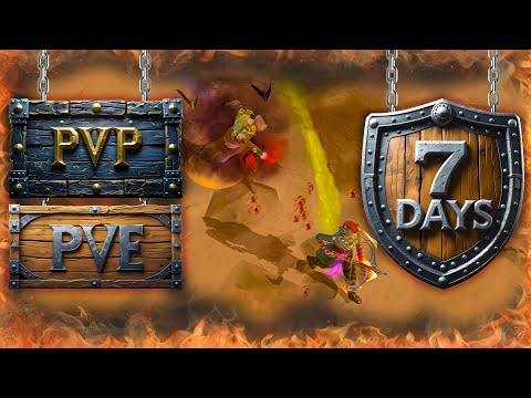 Видео: 7 ДНЕЙ ВЫЖИВАНИЯ В FROSTBORN - PvE и PvP