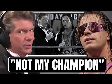 Видео: Почему Винс Макмэн отказывался короновать Брета Харта в течение 8 лет