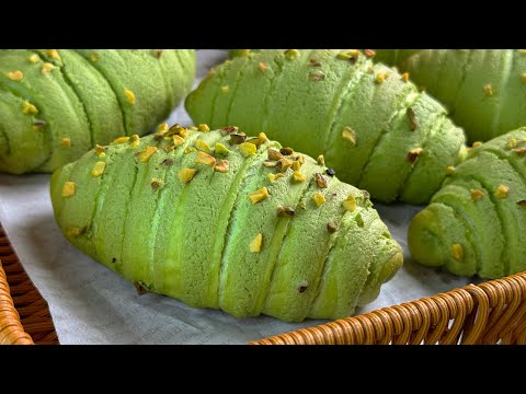 Видео: Простые фисташковые булочки | Ореховые, мягкие и хрустящие