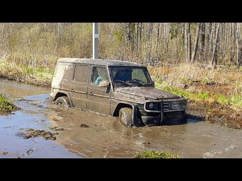 Видео: Стоковый гелик на бездорожье.