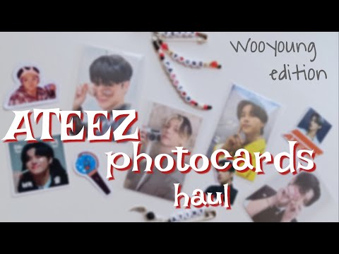 Видео: 🦊 Распаковка карт Уёна из ATEEZ и не только! 🦊 ATEEZ PHOTOCARDS HAUL (Wooyoung mostly)