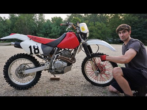 Видео: Восстановление заболоченного мотоцикла Honda XR250 Dirt Bike