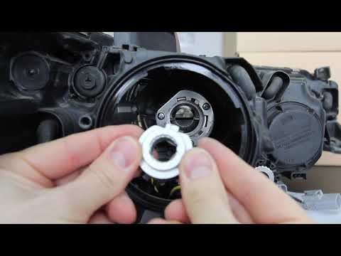 Видео: Установка светодиодных ламп h7 с переходниками на Mitsubishi Outlander 3