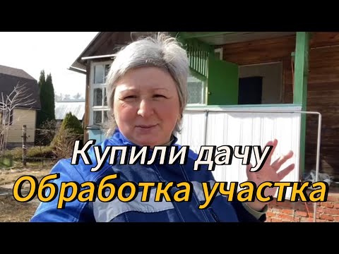 Видео: Купили дачу | Обработка участка и деревьев | Первые шаги #5