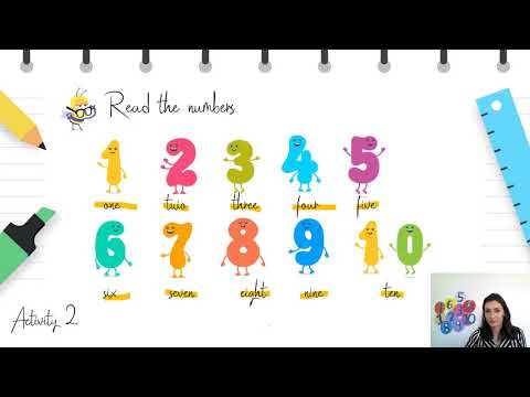 Видео: II одделение - Англиски јазик - Потсетување на броеви