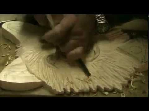 Видео: В О Л К резьба по дереву